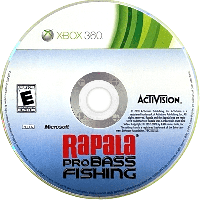 Rapala Pro Bass Fishing PAL Xbox 360 PAL box art